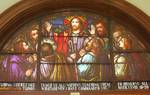 The Great Commission, stained glass window, Cathedral Parish of Saint Patrick in El Paso, Texas. The Christian Great Commission is the instruction of the resurrected Jesus Christ to his disciples, that they spread his teachings to all the nations of the world.