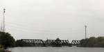 The Baltimore and Ohio Railroad Bridge, built in the late 19th or early 20th century as a two track, swing bridge across the Schuylkill River in the Grays Ferry neighborhood in Philadelphia, Pennsylvania.