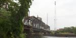 The Baltimore and Ohio Railroad Bridge, built in the late 19th or early 20th century as a two track, swing bridge across the Schuylkill River in the Grays Ferry neighborhood in Philadelphia, Pennsylvania.