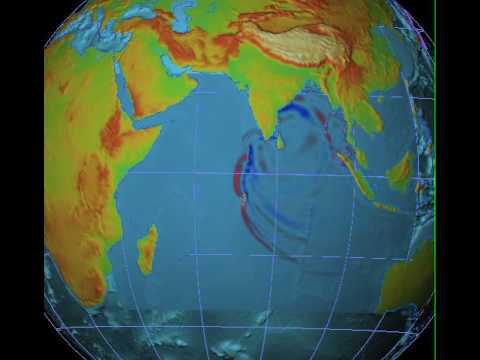 NOAA 2004 Indian Ocean Tsunami Simulation