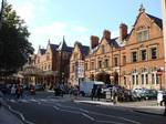 Marylebone station, City of Westminster rylebone (sometimes written St. Marylebone or Mary-le-bone) is an affluent, inner-city area of central London, located within the City of Westminster. It is pronounced /ˈmærɪbən/ MARR-i-bən[1] or /ˈmær(ɪ)lɪbən/ MARR-(i-)li-bən.