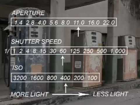 Aperture Shutter Speed and ISO, Photography 101