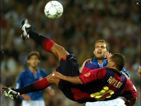 Rivaldo Hat Trick Barcelona x Valencia 2001