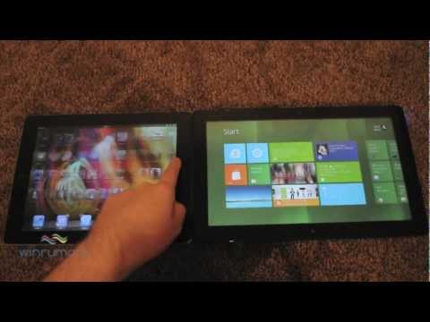 iPad iOS 5 vs Windows 8 Slate