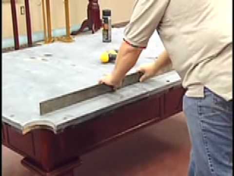 How to install a pool table - slate installation - Home Billiards