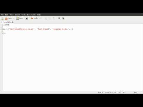 PHP Tutorials: Send Email, Quickly and Easily (Plain text format)