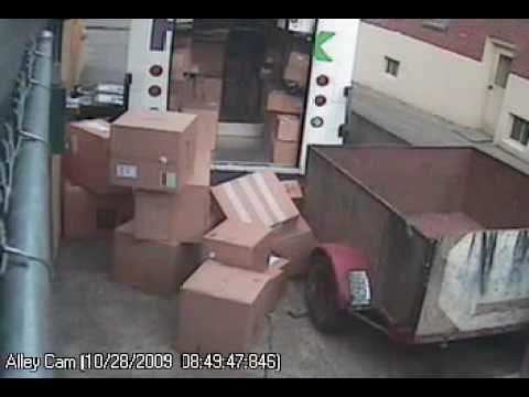 FedEx guy kicks the crap out of my boxes