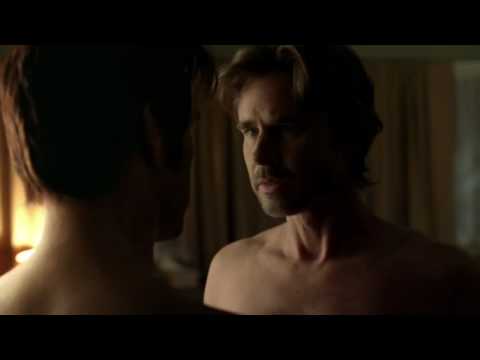 True Blood: Sam Merlotte and Bill Compton gay shower scene