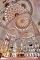 Interior view, featuring the prayer area and the main dome