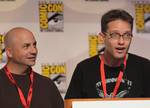 Matt Weitzman (left) is a former staff writer and Mike Barker is a former producer and writer of the show. Both would later create American Dad! with Seth MacFarlane.