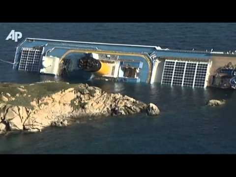 Cruise Ship Runs Aground Off Italy