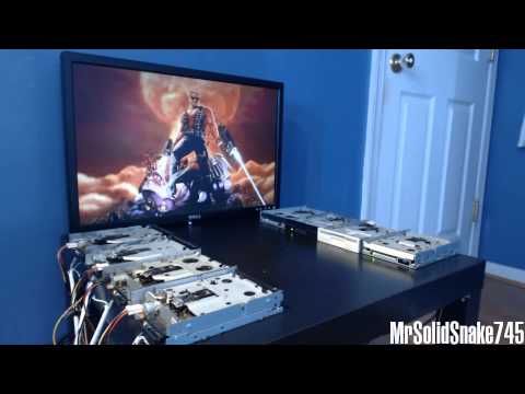 Duke Nukem Theme on eight floppy drives