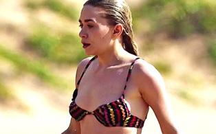 Bikini-Clad Ashley Olsen Makes a Splash