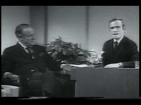 Bob Hope got banged into by Dick Cavett