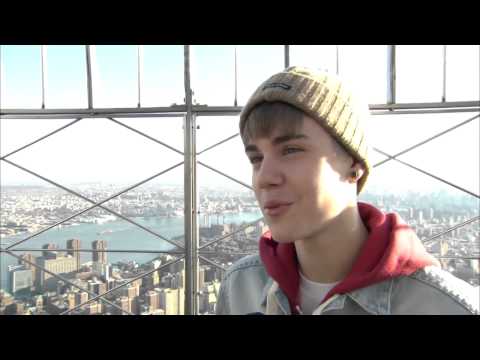 Biebs Lights the Empire State Building plus Interview