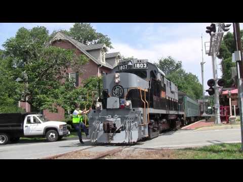 West Chester Railroad: ALCO Action in Chester County! (Includes in-cab footage)