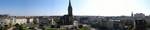 The Caen skyline facing the Saint-Pierre Church. Photo taken from the Château de Caen – April 2007.