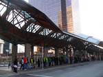 Commuters wait to go back home to Seattle and/or points beyond, Washington