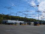 Trolleybuses parked at Metro Transit's Atlantic Base, Seattle on Easter Day, 2007