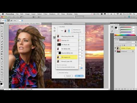 Compositing and Selecting Hair in Photoshop CS5