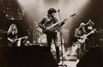 Thin Lizzy at the Manchester Apollo, 1983. L to R: Sykes, Lynott, Gorham, Wharton; Downey not visible.