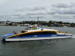 City Cat ferry, 2009. Transdev TSL (Brisbane Ferries) Pty Ltd are contracted by Brisbane City Council to operate a fleet of ferries between the University of Queensland, St Lucia, and Apollo Road, Bulimba.