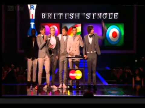 One Direction at the BRIT Awards 2012