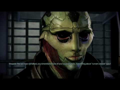 Thane explains solipsism (oh, and Shepard hits on him) in Mass Effect 2