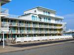 The Paradise Motor Inn in Wildwood Crest New Jersey, a Doo Wop style motel in the Wildwoods Shore Resort Historic District (an official NJ historic district, though NOT a NRHP district). Located at Denver Street at the Atlantic Ocean beach.