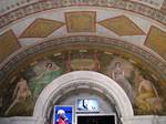 Thomas Jefferson Building, Library of Congress, Washington, DC, USA. Painting by Henry Oliver Walker; title unknown.