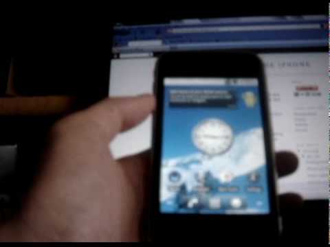 Android 2.2 Froyo running on the iPhone