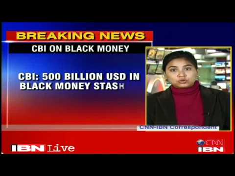 $500 billion black money stashed abroad: CBI