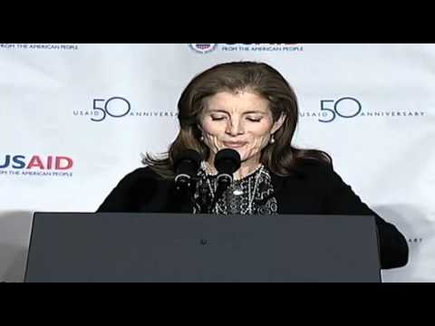 Caroline Kennedy at the USAID 50th Anniversary Event