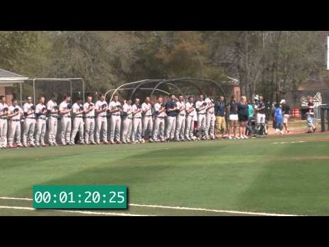 COASTAL CAROLINA v. UCONN BASEBALL POST-NATIONAL ANTHEM STANDOFF