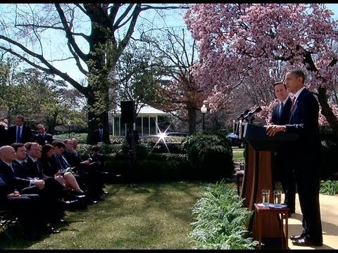 President Obama and Prime Minister Cameron Hold a Press Conference