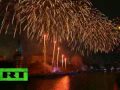 Record 4500 Fireworks Light Up Moscow Sky In Victory Day Pyrotechnics Show