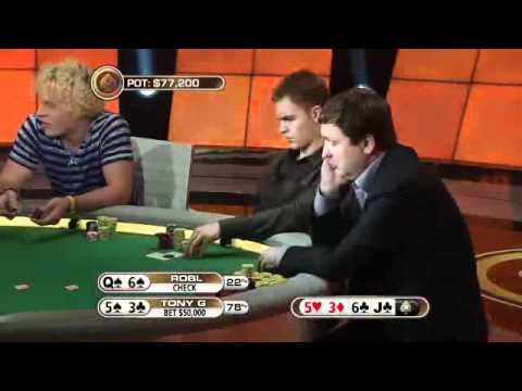 Tony G DESTROYS Andrew Robl - Pokerstars 