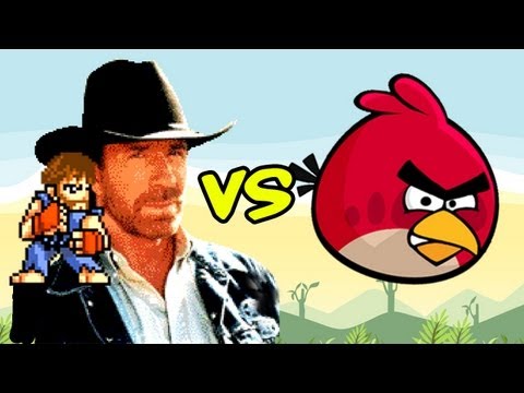 Chuck Norris vs Angry Birds