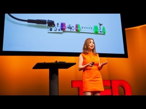 Ayah Bdeir: Building blocks that blink, beep and teach