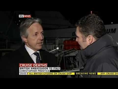 Costa Concordia accident - Captain Arrested Francesco Schettino - Life boat video