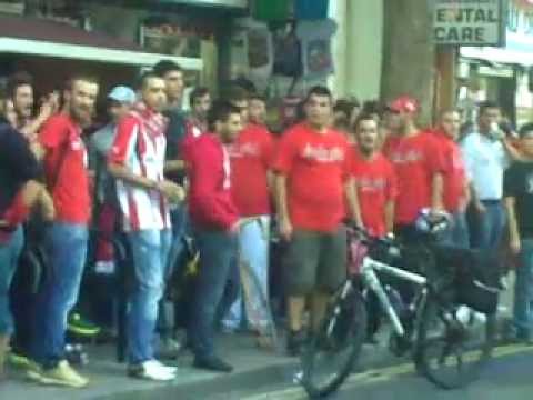 Olympiakos fans, Queensway-London, 2011.