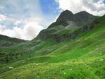 The Apennines or Apennine Mountains (Greek: Απεννινος; Latin: Appenninus — in both cases used in the plural; Italian: Appennini) is a mountain range stretching c. 1,200 km from the north to the south of Italy along its east coast, traversing the entire peninsula, and forming the backbone of the country. The range characteristically consists of limestone and related sedimentary strata believed to have been uplifted near the end of the Cretaceous era when the African plate began to gently collide