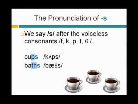 Lesson 15 - Plural Endings (-S/-ES) - English Pronunciation