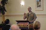 Chief of Naval Operations (CNO) Adm. Jonathan Greenert delivers remarks and answers questions at the San Diego Military Affairs Counsel breakfast.