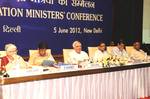 The Union Minister for Human Resource Development and Communications and Information Technology, Shri Kapil Sibal chairing the State Education Ministers� Conference, in New Delhi on June 05, 2012. The Minister of State for External Affairs and Human Resource Development, Shri E. Ahamed and other dignitaries are also seen.