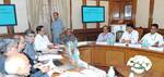 The Union Finance Minister, Shri Pranab Mukherjee addressing the Chief Executive Officers of Public Sector Insurance Companies, in New Delhi on June 13, 2012. The Minister of State for Finance, Shri Namo Narain Meena is also seen.