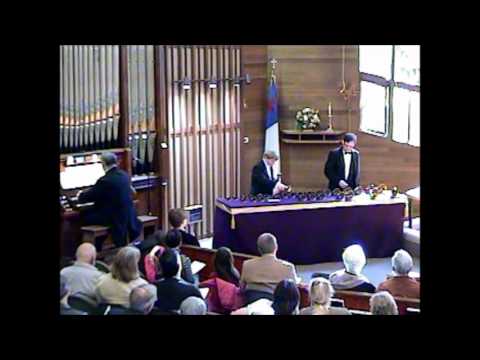 GREENSLEEVES - 1889 Tracker Pipe Organ with Handbells