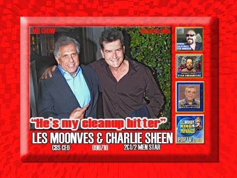 Charlie Sheen is CBS CEO Les Moonves 