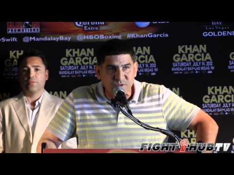 Amir Khan vs. Danny Garcia Press conference highlights: Garcia dad goes off on khan