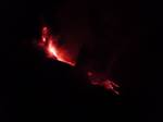 Etna's 23rd October 2011 eruption as seen from the southeast site of the mountain, Sicily, Italy